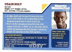 Fastest Man Alive Usain Bolt Signed Rookie Card COA Proof Photo
