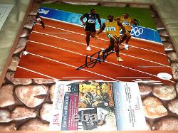 Jamaica Usain Bolt Signed Autographed Olympics 8x10 Photo WithJSA COA VV06271