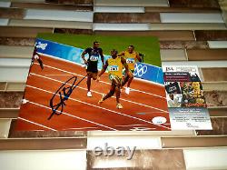 Jamaica Usain Bolt Signed Autographed Olympics 8x10 Photo WithJSA COA VV06284