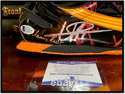USAIN BOLT SIGNED Jamaican Street Yaam Shoe New Beckett COA Olympic Legend