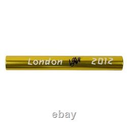 Usain Bolt Autographed Gold Baton from London 2012 Rare Olympic Memorabilia