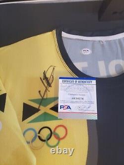 Usain Bolt Hand Signed Jersey With PSA COA Jamaica