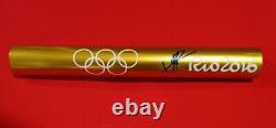 Usain Bolt Olympics Champion 2016 RIO Track Baton Signed Autographed JSA