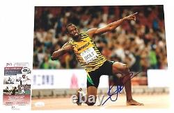 Usain Bolt Signed 11x14 Photo JSA COA Olympics