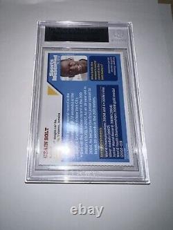Usain Bolt Signed 2008 SI For Kids Trading Card Rookie Gold Medal Beckett #4