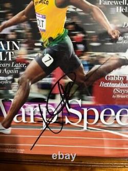 Usain Bolt Signed (2012 London Olympics) Sports Illustrated Photo JSA
