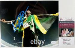 Usain Bolt Signed 2016 Summer Olympics Rio 8x10 Photo F Autograph JSA COA