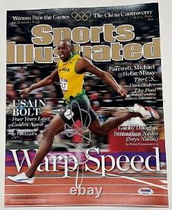 Usain Bolt Signed Autographed Jamaica Olympics 11x14 Photo Psa/dna #ab97393