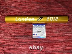 Usain Bolt Signed Gold Baton Fastest Man Ever Jamaica London 2012 PSA/DNA #3
