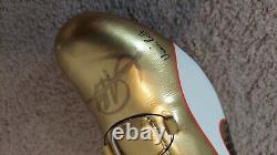 Usain Bolt Signed Official Puma Gold Cleat Shoe PSA DNA Certified