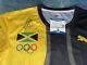 Usain Bolt Signed Puma Rio Olympics Jersey Gold Medal Fastest Jamaica Beckett #2