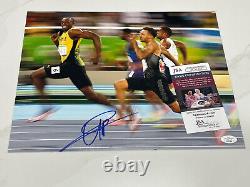 Usain Bolt hand signed 11x14 photo Jamaica Olympics Gold JSA CERT #4