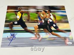 Usain Bolt hand signed 11x14 photo Jamaica Olympics Gold JSA CERT #5