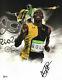 Wow L@@k Usain Bolt Signed 11x14 Photo Authentic Autograph Beckett Bas Coa 41